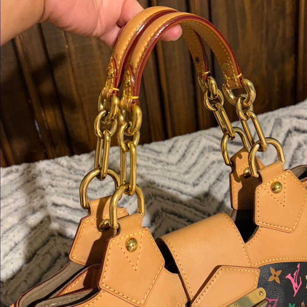 ‼️SOLD ELSEWHERE‼️♥️💙 Louis Vuitton X Takashi Murakami Noir Ursula - Picture 14 of 16